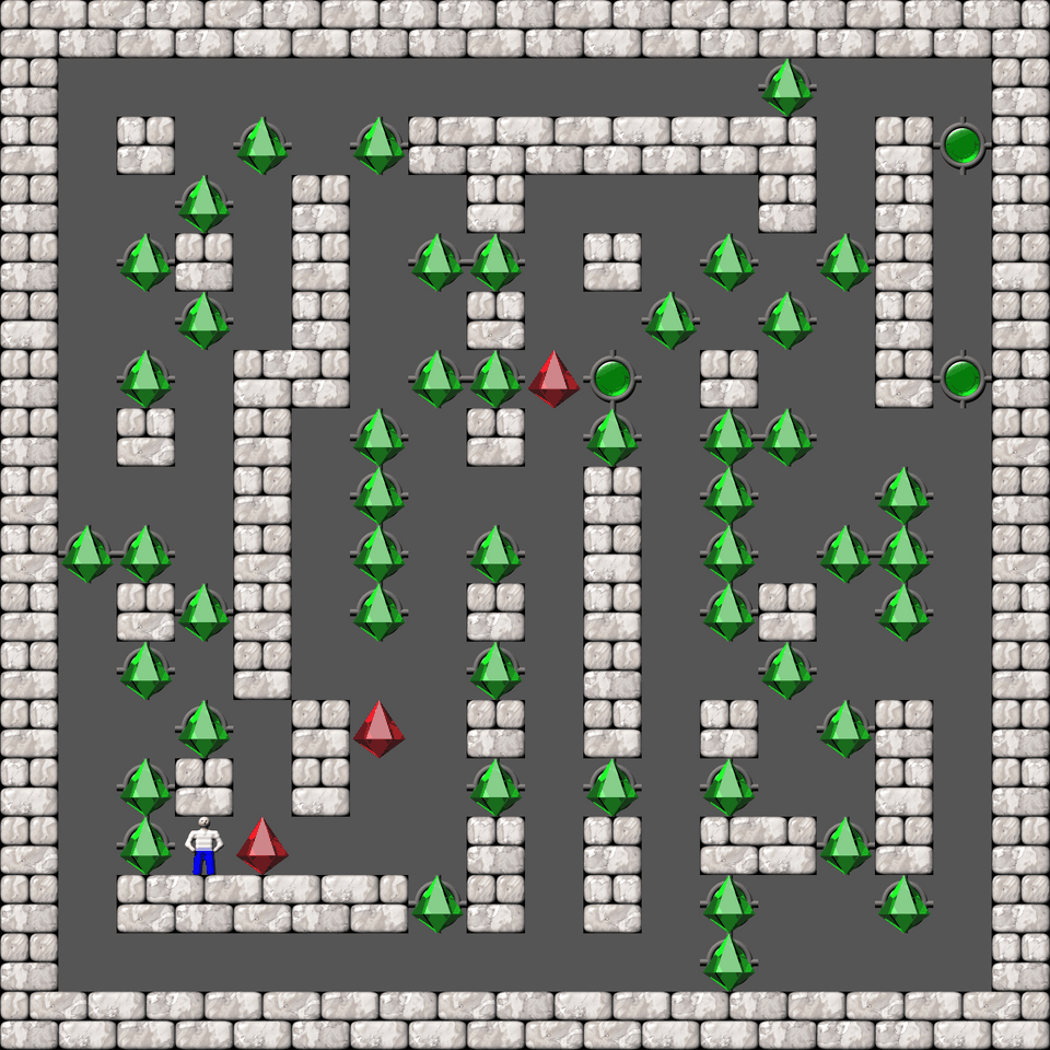 Sokoban Mass Remodel level 883